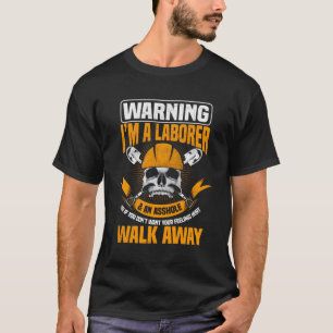 Laborer Skull Sed Union Labour Worker T-Shirt
