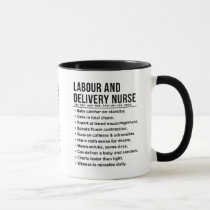 Labour and delivery mug