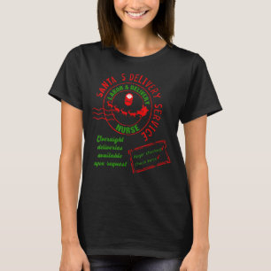 Labour And Delivery Nurse Christmas Mother Baby Nu T-Shirt