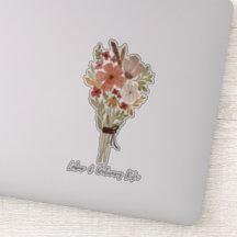 Labour and Delivery Nurse Floral Sticker