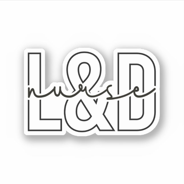 Labour and Delivery Nurse Gift, L and D Nursing (Front)