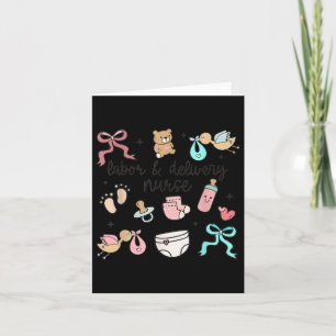 Labour And Delivery Nurse Graduation L&d Nurse Card