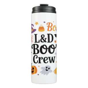 Labour and Delivery Nurse Halloween Pumpkin Ghost  Thermal Tumbler