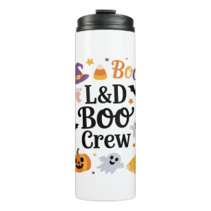 Labour and Delivery Nurse Halloween Pumpkin Ghost Thermal Tumbler