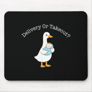 Labour and Delivery Nurse Mother Baby Goose Mouse Pad