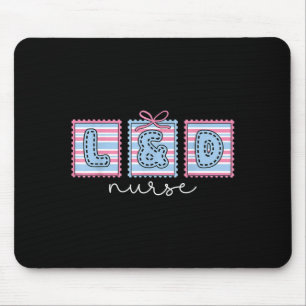 Labour and Delivery Nurse Swaddle ed Stamp Mother Mouse Pad