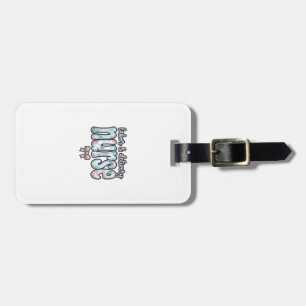 Labour and Delivery Nurse Vintage Floral Shirt Des Luggage Tag