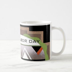 Labour Day Art Deco Coffee Mug by Janz