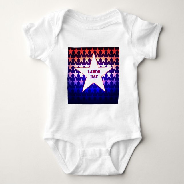 Labour Day Baby Bodysuit (Front)