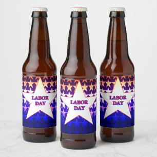 Labour Day Beer Bottle Label