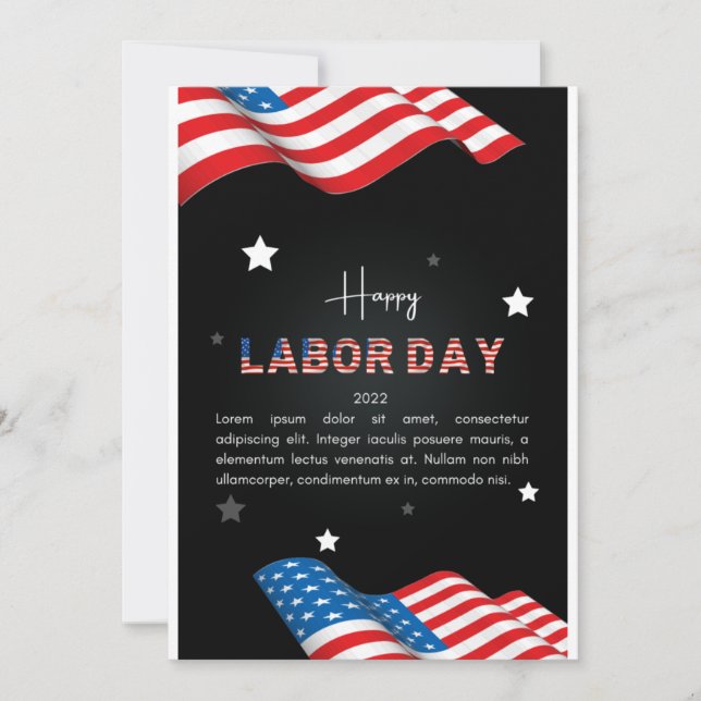 Labour Day Card (Front)