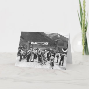 Labour Day Clowns, 1940 Card