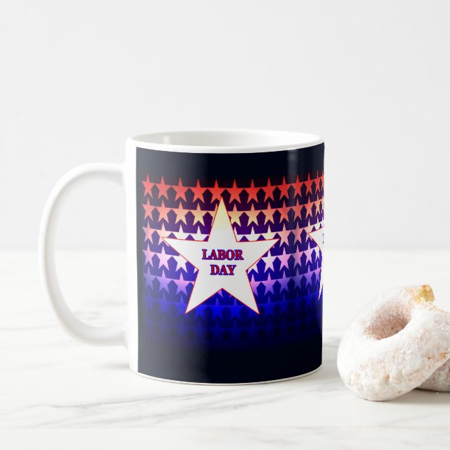 Labour Day Coffee Mug (With Donut)