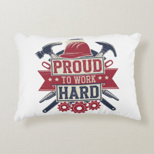 Labour Day Decorative Cushion