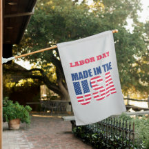 Labour Day House Flag, Pole & Mount