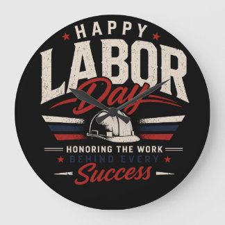 Labour day in 2026 in the world large clock