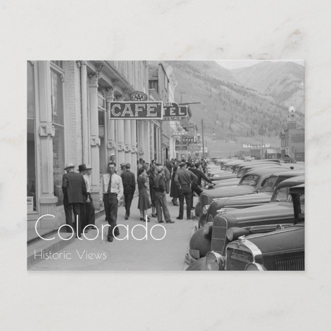 Labour Day In Silverton, Colorado, 1940 Postcard (Front)