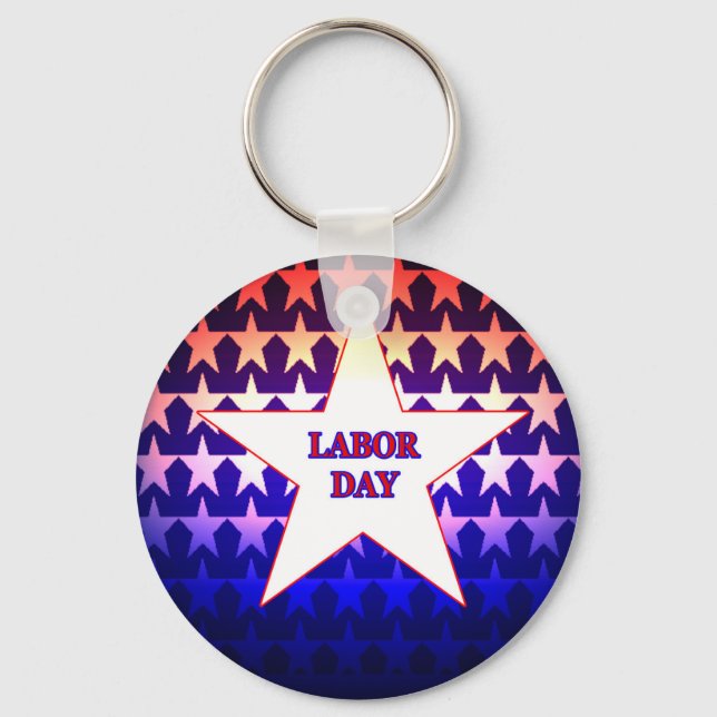 Labour Day Key Ring (Front)