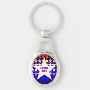 Labour Day Key Ring