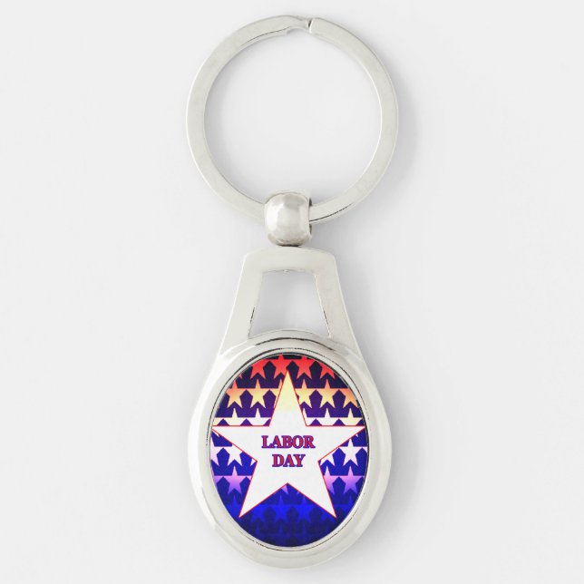 Labour Day Key Ring (Front)
