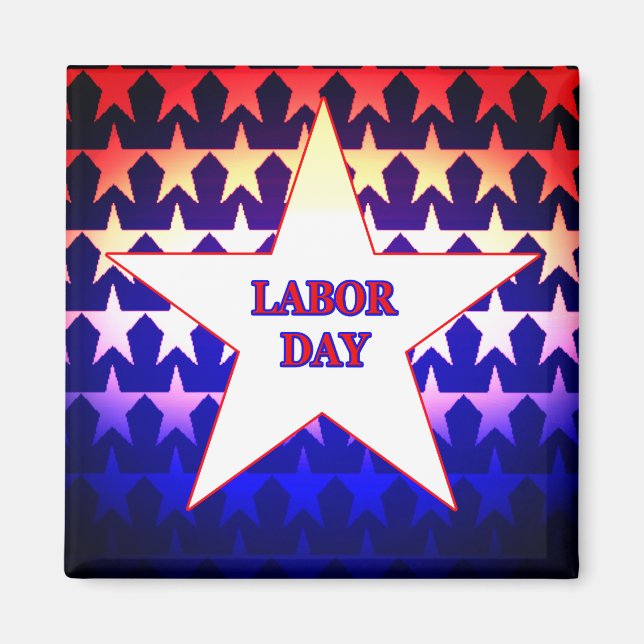 Labour Day Magnet (Front)