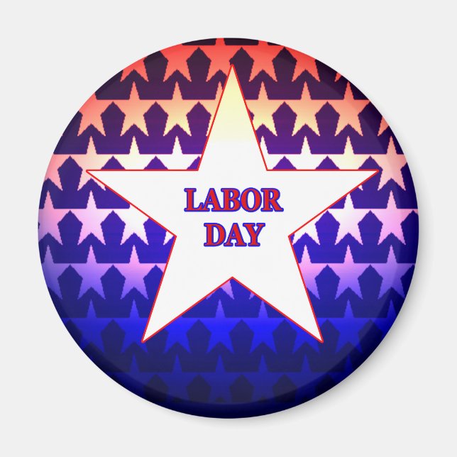 Labour Day Magnet (Front)