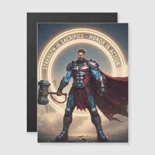 Labour Day Magnetic Card – Strength is Sacred