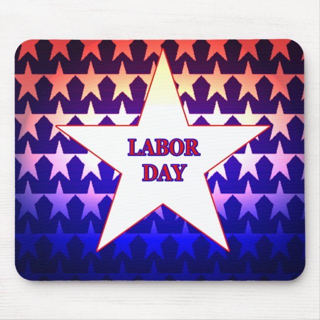 Labour Day Mouse Pad (Front)
