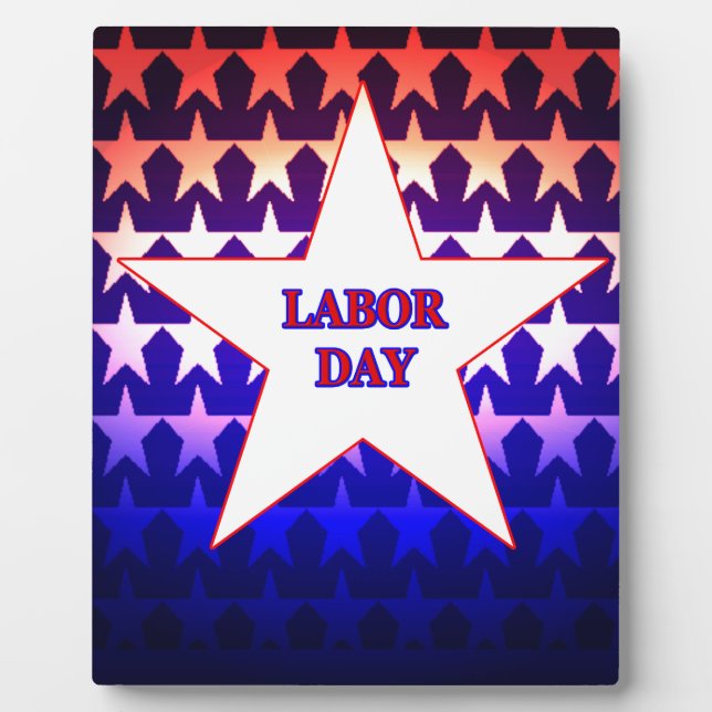Labour Day Plaque (Front)