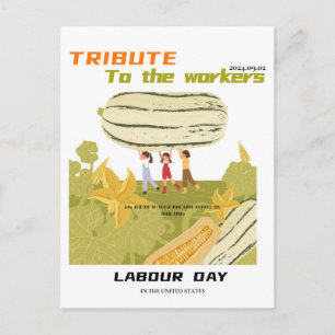 Labour Day Postcard