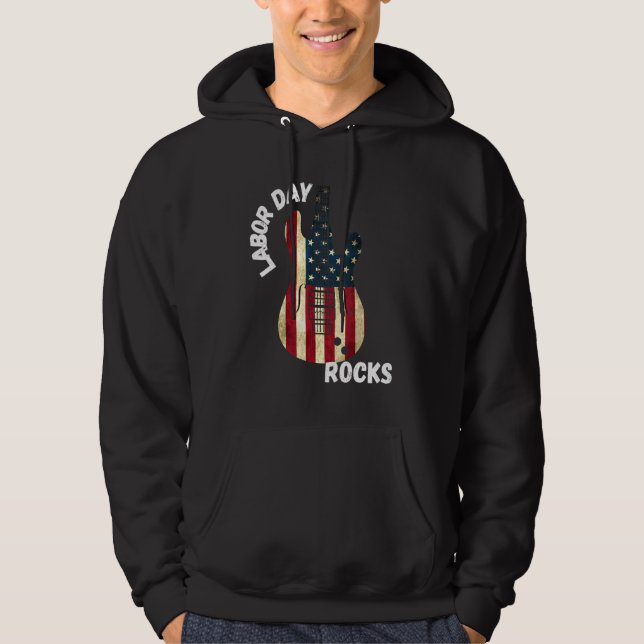 Labour Day Rocks Hoodie (Front)