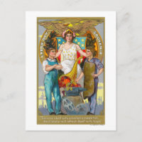 Labour Day Souvenir Laborers with Lady Justice