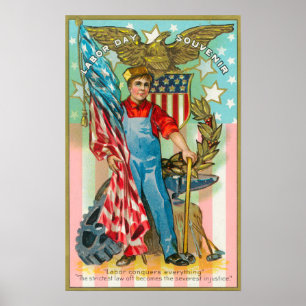 Labour Day Souvenir Poster