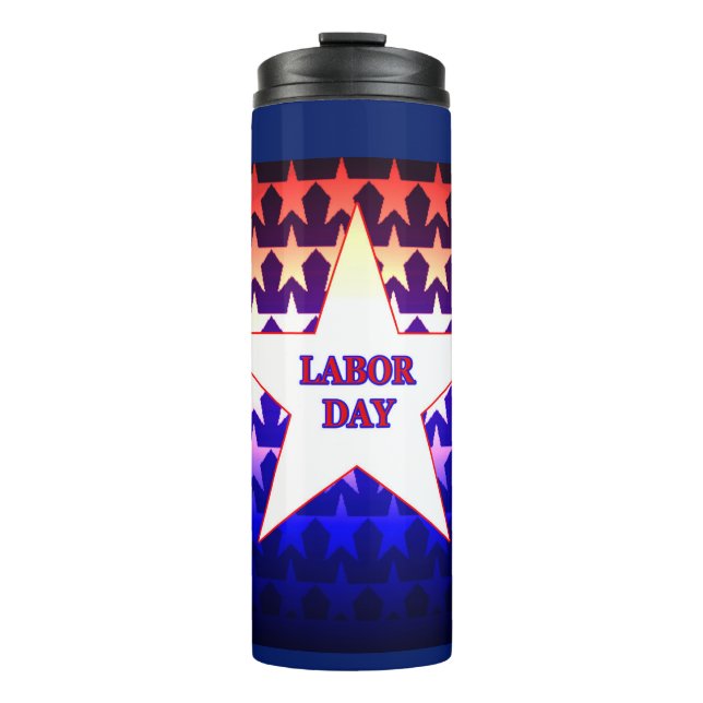 Labour Day  Thermal Tumbler (Front)