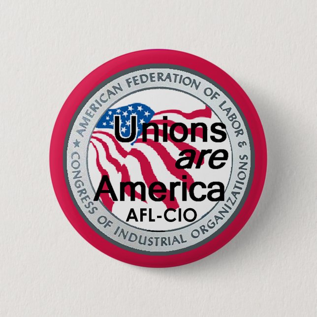 Labour Day Unions Button (Front)