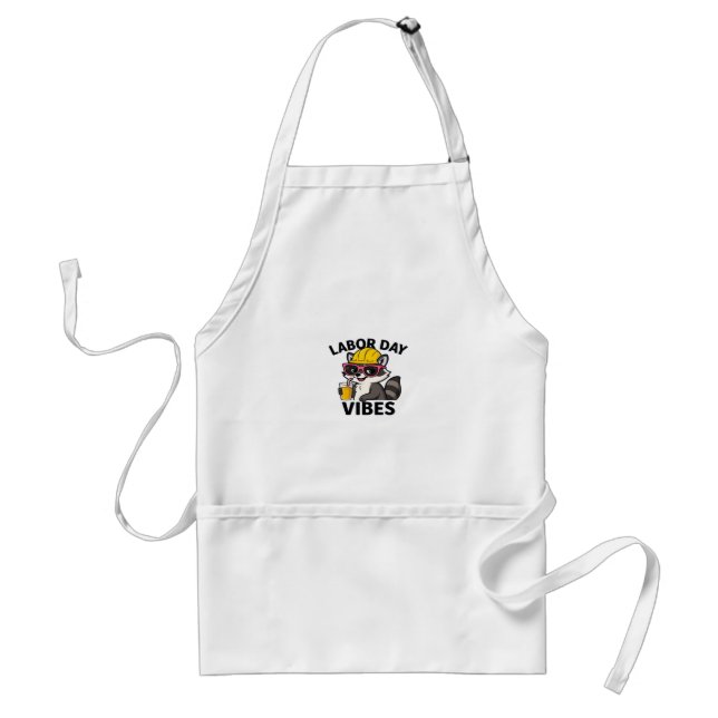 Labour Day Vibes! Happy Labour Day! Classic Standard Apron (Front)