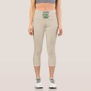Labour & Delivery Lucky Charm Nurse Shamrock  Capri Leggings