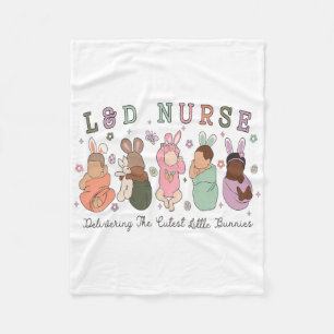Labour Delivery Nurse Delivering The Cutest Little Fleece Blanket