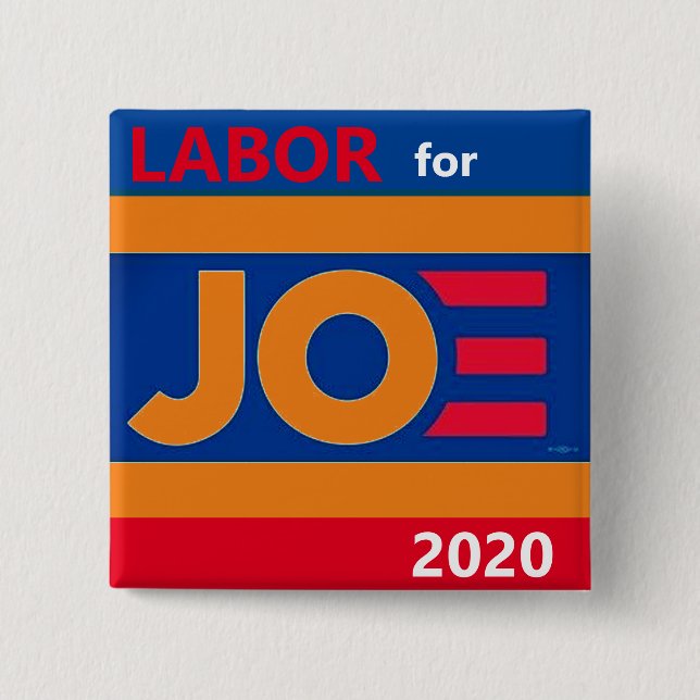 Labour for Joe 2020 15 Cm Square Badge (Front)