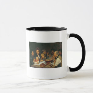 Labourers at a Table, Thueringen, 1875 Mug
