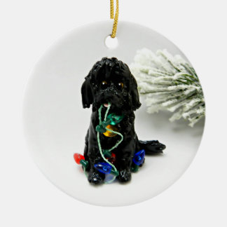 Labra Doodle Golden Doodle Dog Christmas Ornament