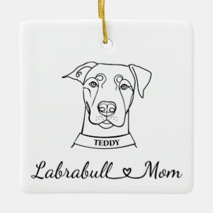 Labrabull Mum Ceramic Ornament