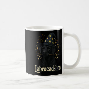 Labracadabra Funny Black Lab Dog Wizard Halloween Coffee Mug