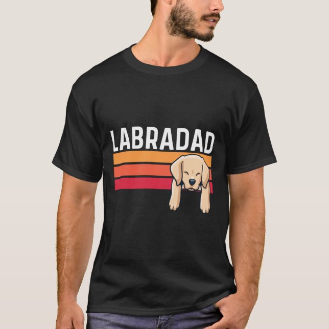 Labradad labrador dog dad mens yellow lab owner  T T-Shirt (Front)