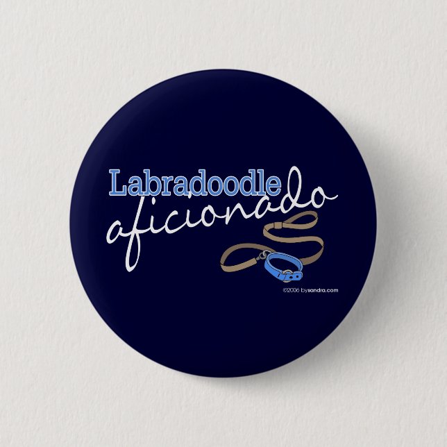 Labradoodle 6 Cm Round Badge (Front)