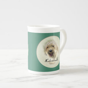 Labradoodle Art Gifts Bone China Mug