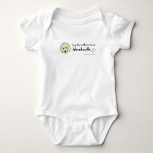 labradoodle baby bodysuit