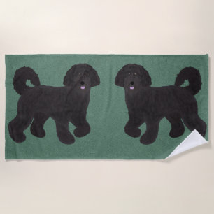 Labradoodle Beach Towel