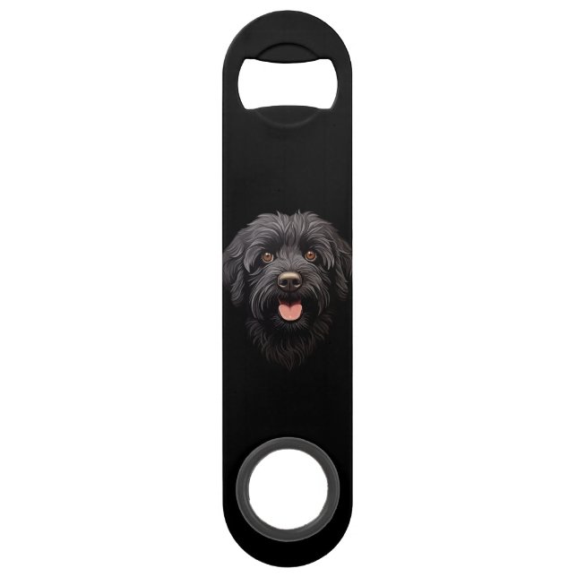 Labradoodle Black Dog (Back)