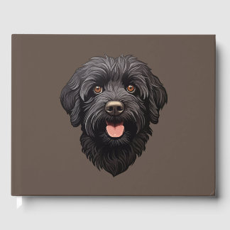 Labradoodle Black Dog Guest Book